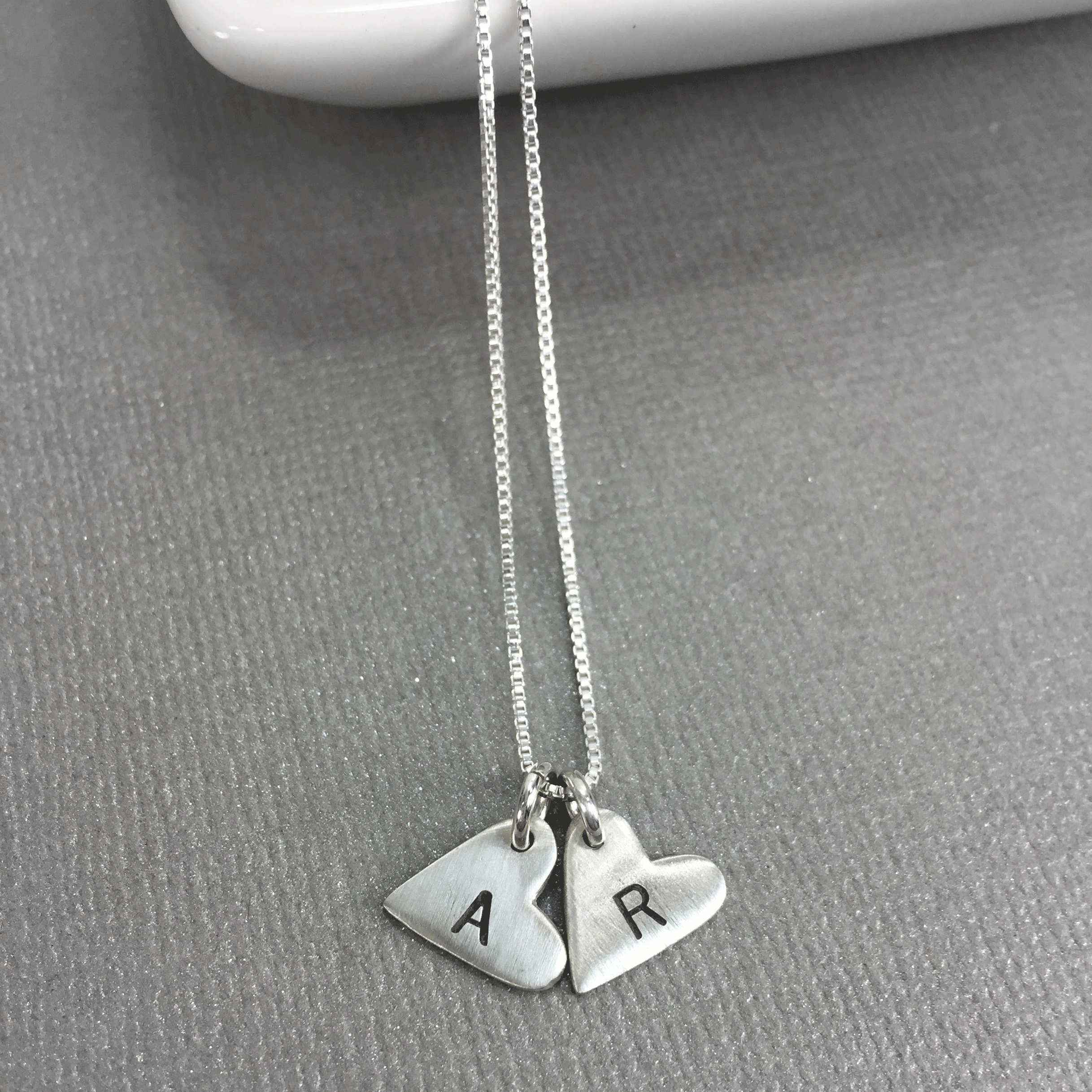 James Avery Delicate Heart Initial Sterling Silver Necklace | Dillard's