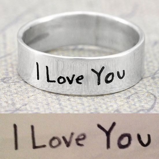 Amazon.com: I Love You More I Love You Most Pair Rings Set, Mother Daughter  Sisters Lovers Ring, Hand Stamped Personalized Jewelry : Clothing, Shoes &  Jewelry
