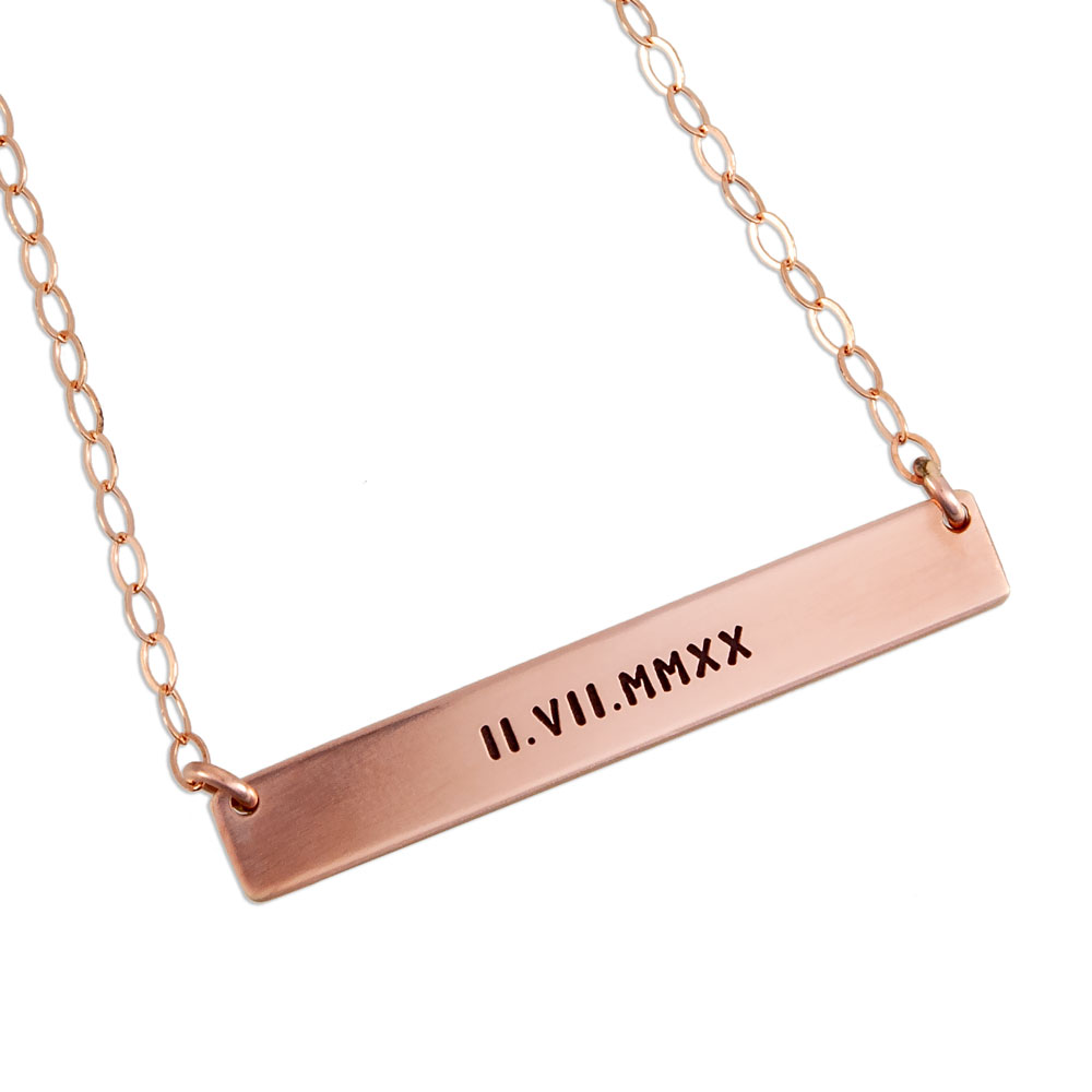 Gold Bar Necklace