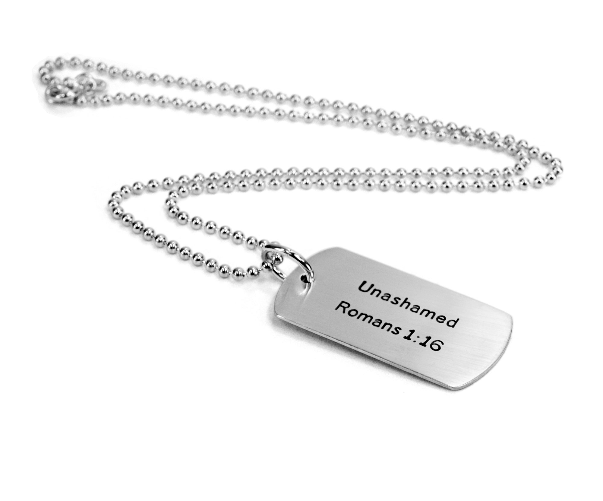 Podzly 24 Piece Military Dog Tags - Silver Metal Necklaces with 2 Tag with  24 Chain - Breakaway Features - Perfect for Army-Themed Birthday Parties