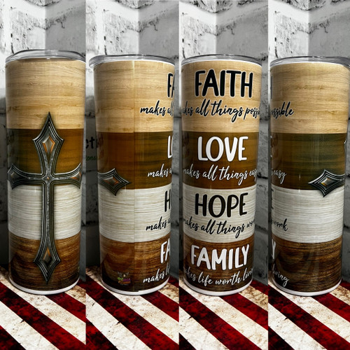 Wooden Faith Cross