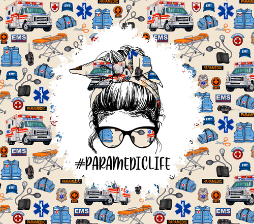 Paramedic Life Messy Bun