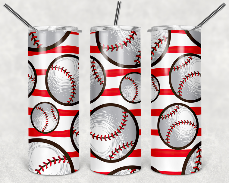 Baseballs Red Stripes