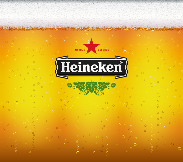 Heineken Beer Glass