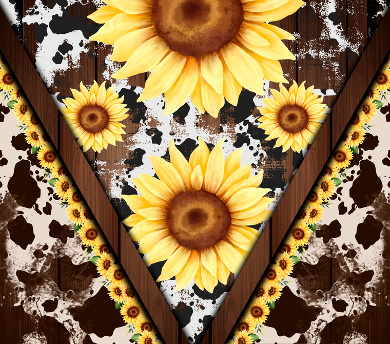 Cow Print Sunflower