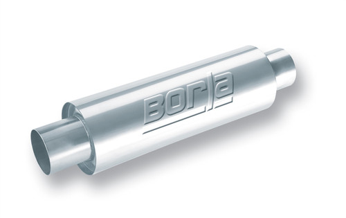 XR-1(r) Sportsman Racing Muffler 3 in. Center Inlet/ 3 in. Center Outlet 5 in. Round x 15 in. Long Body - 40085