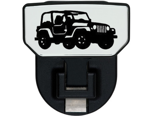 CARR  - 183182 - HD Universal Hitch Step; Fits 2 in. Receiver; Black; Jeep; Single - 183182