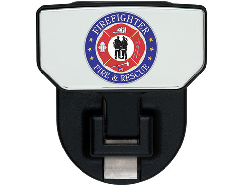 CARR  - 183212 - HD Universal Hitch Step; Fits 2 in. Receiver; Black; Fire & Rescue; Single - 183212