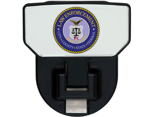 CARR  - 183222 - HD Universal Hitch Step; Fits 2 in. Receiver; Black; Law Enforcement; Single - 183222