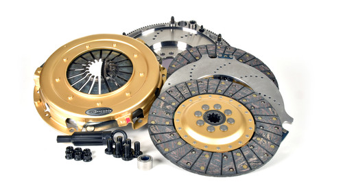 Centerforce SST 10.4 Multi=Disc Clutch and Flywheel Kit 44.65 lbs 153 Tooth Gear 6 Bolt Crank 925 ft/lbs Capacity 10.4in Dia. 10-Spline Fits Chevrolet/GMC Cars and Trucks 8 Cyl - 412714800