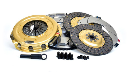 Centerforce SST 10.4 Multi=Disc Clutch and Flywheel Kit 46.10 lbs 143 Tooth Gear 6 Bolt Crank 9235 ft/lbs Capacity 10.4in Dia. 23-Spline Fits Dodge/Plymouth Cars and Trucks 8 Cyl - 412693020