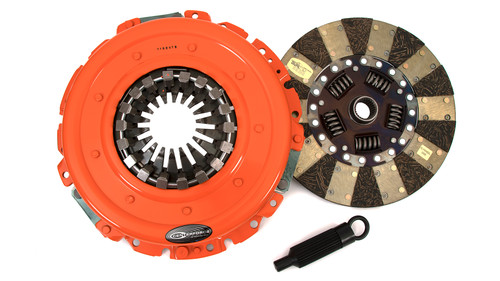 Centerforce Dual Friction ? High Performance Clutch Pressure Plate and Disc Set 622 ft/lbs Capacity 11in Dia. 26-Spline Fits - Cars and Trucks 8 Cyl - DF148552