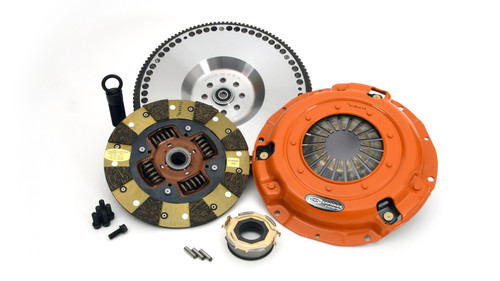 Centerforce Dual Friction ? High Performance Clutch and Flywheel Kit 27.55 lbs 124 Tooth Gear 8 Bolt Crank 8.875in Dia. 24-Spline Fits Scion/Subaru/Toyota Cars 2.0L - DF749834