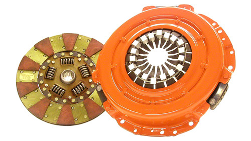 Centerforce Dual Friction ? High Performance Clutch Pressure Plate and Disc Set 687 ft/lbs Capacity 11in Dia. 10-Spline Fits Ford Mustang GT 4.6L - DF800075