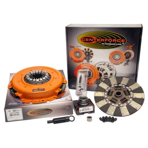 Centerforce Dual Friction ? High Performance Clutch Kit 622 ft/lbs Capacity 11in Dia. 10-Spline Fits Buick/Chevrolet/GMC Cars and Trucks 6/8 Cyl - KDF355216