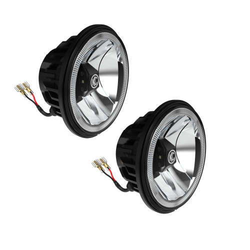 KC HiLITES 6in Gravity LED G6 - 2-Light - SAE/ECE - 20W Driving Beam - 42054