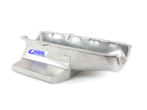 Canton 11-102 Oil Pan Small Block Chevy Shallow Circle Track 12" Long Sump - 11-102