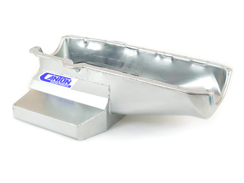Canton 11-122M Oil Pan Small Block Chevy 10" Circle Track Long Sump G Body - 11-122M