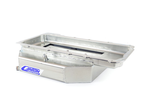 Canton 11-280 GM LS1 Open Chassis Steel Circle Track Rear Sump Pan - 11-280