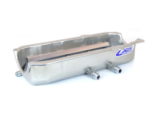 Canton 12-103 Oil Pan Small Block Chevy Pre-85 Dry Sump W Left Side Pickup Exits - 12-103
