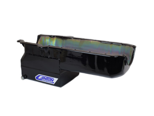 Canton 13-080TBLK Oil Pan Small Block Chevy 1986 and Newer Drag Race Pan - 13-080TBLK