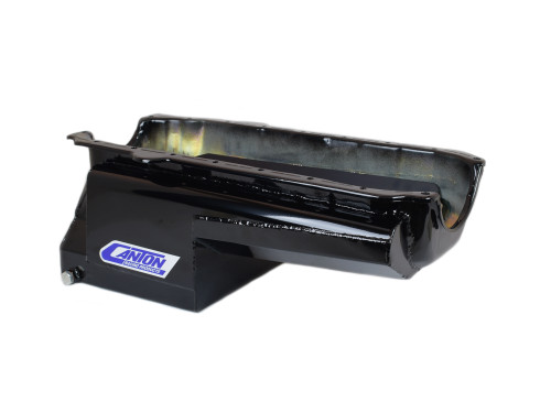 Canton 13-104BLK Oil Pan Small Block Chevy Pre-1985 Drag Race Power Series Pan - 13-104BLK