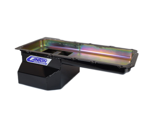 Canton 13-274BLK Oil Pan LS1 LS6 Engine Swap Drag Race Pan Steel - 13-274BLK