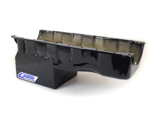 Canton 13-330TBLK Oil Pan BBC Drag Race Pan 1 Piece Seal Mark 5 Block - 13-330TBLK