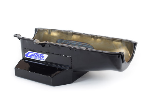 Canton 15-240TBLK Oil Pan Small Block Chevy 1986 and Up Corvette Road Race Pan - 15-240TBLK