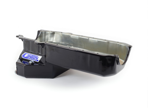 Canton 15-244TBLK Oil Pan For Small Block Chevy F Body Road Race 1 Piece Seal - 15-244TBLK