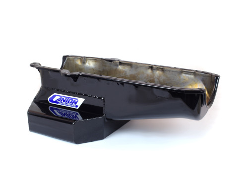 Canton 15-250TBLK Oil Pan For SBC G Body Road Race Pan 1 Piece Seal - 15-250TBLK