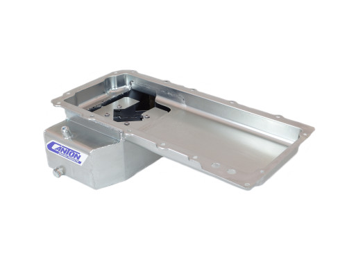 Canton 15-276 Oil Pan GM LS1 LS6 5-5/8" Deep Front Sump Road Race and Drift Pan - 15-276