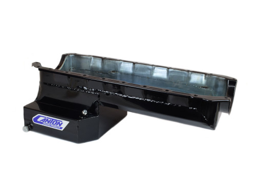 Canton 15-320BLK Oil Pan Big Block Chevy T Sump Street Pan - 15-320BLK