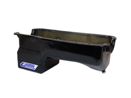 Canton 15-670BLK Oil Pan For Ford 351W Fox Body Mustang Deep Rear Sump Pan - 15-670BLK