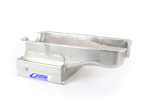 Canton 15-680S Oil Pan For Ford 351W Front Sump 12 Inch Wide 14 GA Road Race Pan - 15-680S