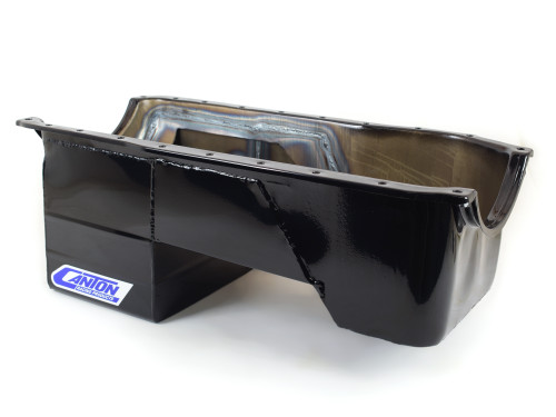 Canton 15-720BLK Oil Pan For Ford 351C Rear Sump Fox Body Conversion Street - 15-720BLK