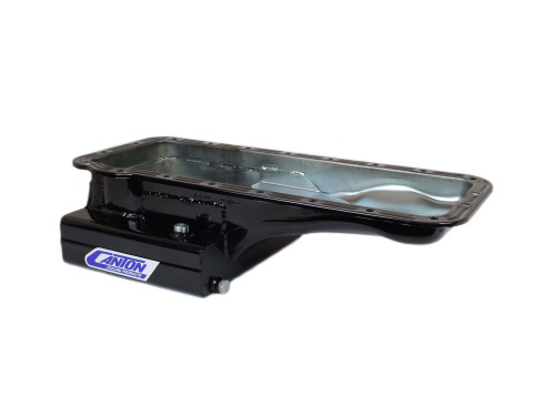 Canton 15-810BLK Oil Pan Ford 332-428 FE High Capacity Front T Sump Street Pan - 15-810BLK