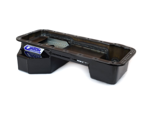 Canton 15-874BLK Oil Pan For Ford 332-428 FE Rear T Sump Road Race Pan - 15-874BLK