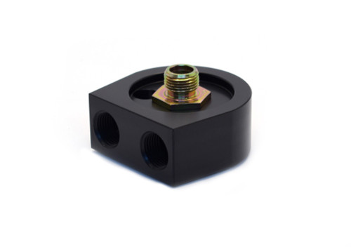 Canton 22-548 Aluminum Oil Cooler Adapter Univ Sandwich Style 20MM -1.5, 2 5/8 - 22-548