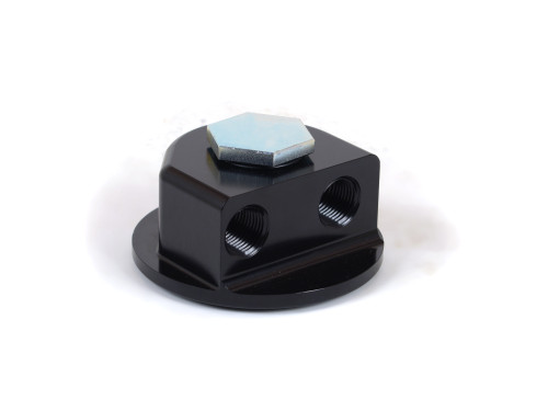 Canton 22-592 Remote Oil Filter Adapter For SBC/BBC Mark 5 Gen 6 90 Deg Rotating - 22-592