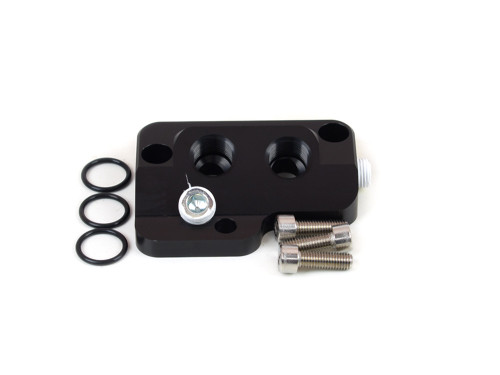 Canton 22-627 Billet Alum Remote Oil Filter Adapter Ford Coyote Gen 1 and Gen 2 - 22-627