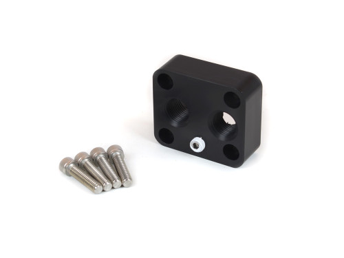 Canton 22-629 Billet Aluminum Remote Oil Filter Adapter For Ford FE - 22-629