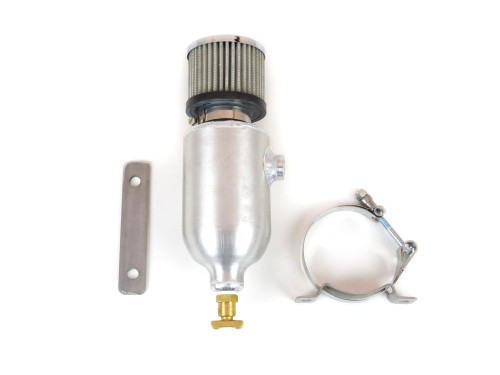 Canton 23-032 Universal Aluminum Breather Tank 16 Oz Vent Tank 3/8" NPT Ports - 23-032