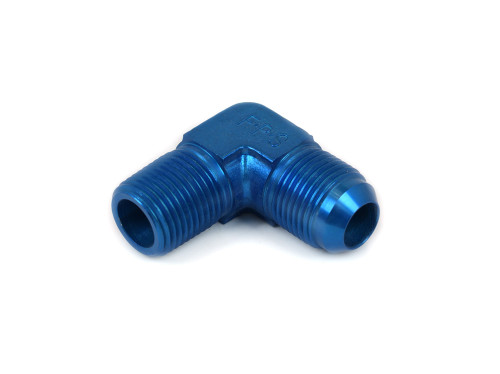 Canton 23-345A Adapter Fitting 1/2 Inch NPT To -10 AN 90 Degree Aluminum - 23-345A