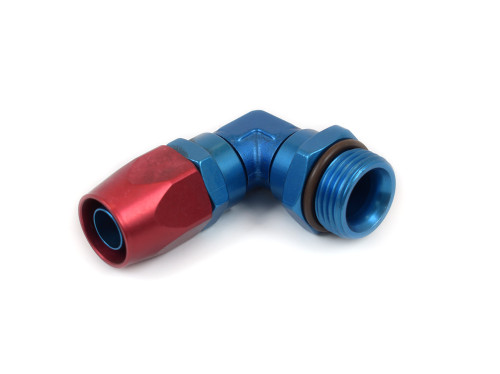 Canton 23-6756 Aluminum Hose End -10 AN Swivel 90 Degree To -12 AN Port - 23-6756