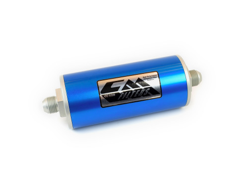 Canton 25-114 Billet Aluminum CM Oil Filter 6 Inch Inline With -10AN Ports - 25-114