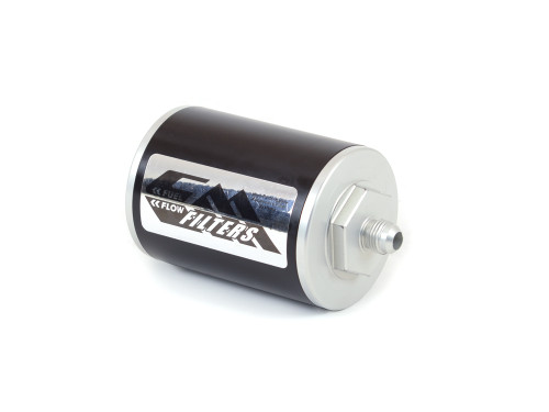 Canton 25-908 CM Fuel Filter 4 Inch EFI Inline 16mm Ports 1 Micron - 25-908