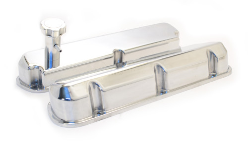 Canton 65-345 Valve Covers For Small Block Ford 1986-1993 EFI Mustang Aluminum - 65-345