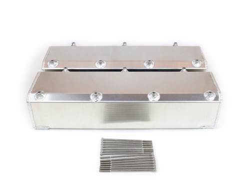 Canton 65-385 Valve Covers Big Block Ford 429/460 Fab Aluminum With Hardware - 65-385