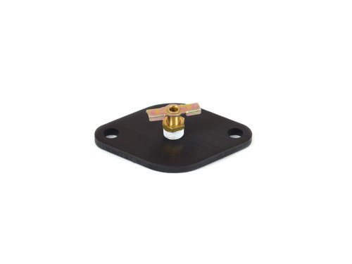 Canton 80-110 Billet Aluminum Water Neck Top With Bleeder Univ Replacement Black - 80-110
